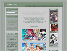 Tablet Screenshot of c-games.info